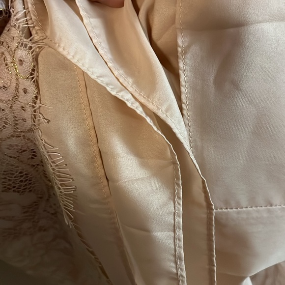 Jenny Yoo Collection Sleeveless Light Pink Lace Mini Bridesmaid Dress 0 - Picture 7 of 16